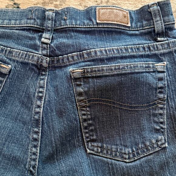 Vintage Lee Relaxed Straight Leg Jeans Womens Size 8S Y2K 90s Grunge Streetwear - Picture 4 of 7